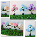 Florora Lantaarn hortensia solar tuinlampen binnen en buiten www.middo.nl