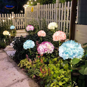 Florora Lantaarn hortensia solar verlichting tuinpad www.middo.nl