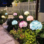 Florora Lantaarn hortensia solar verlichting tuinpad www.middo.nl