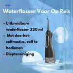 Flosso waterflosser reis model 320ml uitbreidbaar www.middo.nl