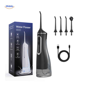 Flosso waterflosser vul en laad bij kraan www.middo.nl