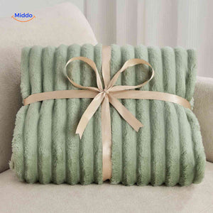 Fluffina Dekentje zachte pluche deken www.middo.nl