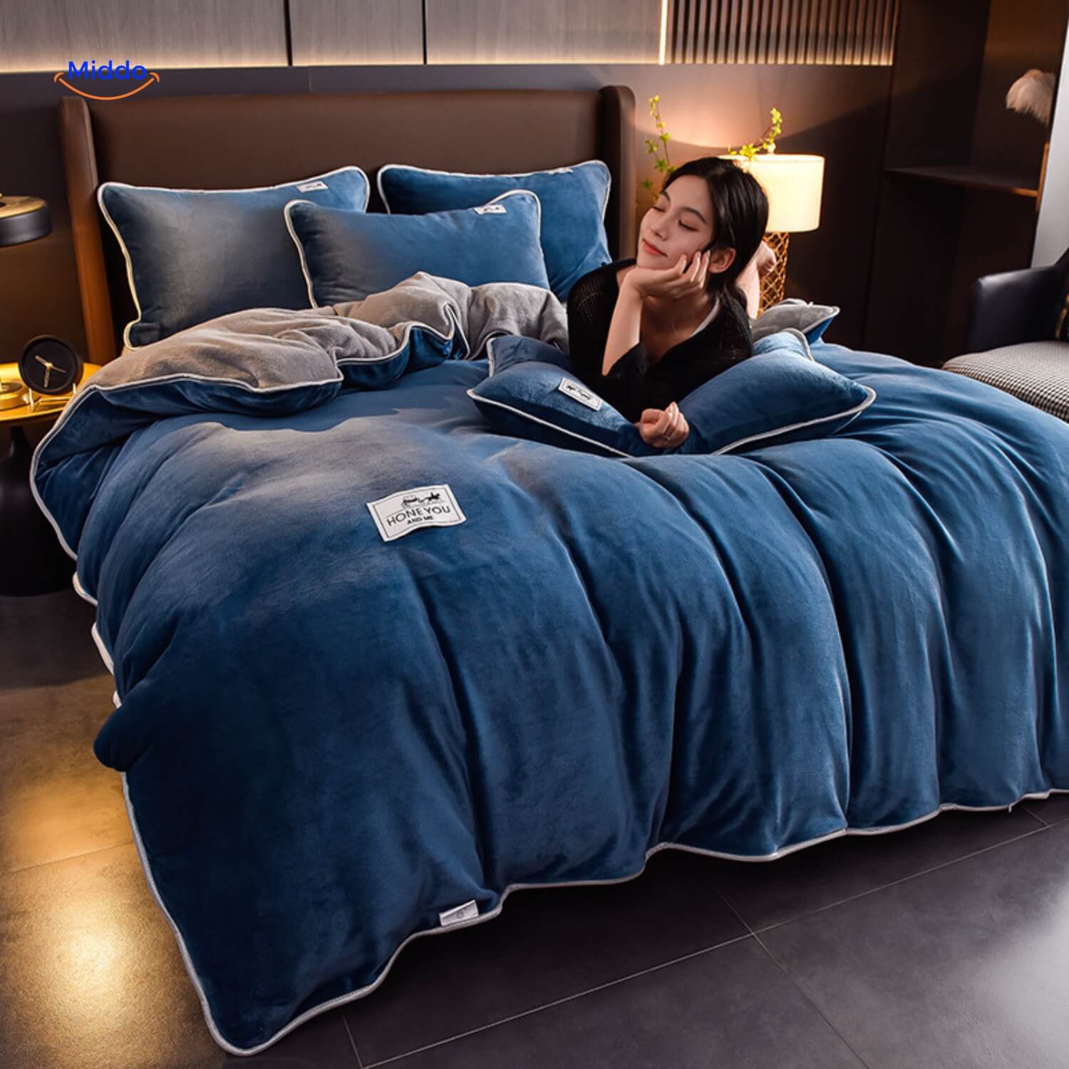 Housse de couette en peluche en velours d'hiver | Préparez-vous pour l'hiver ! 