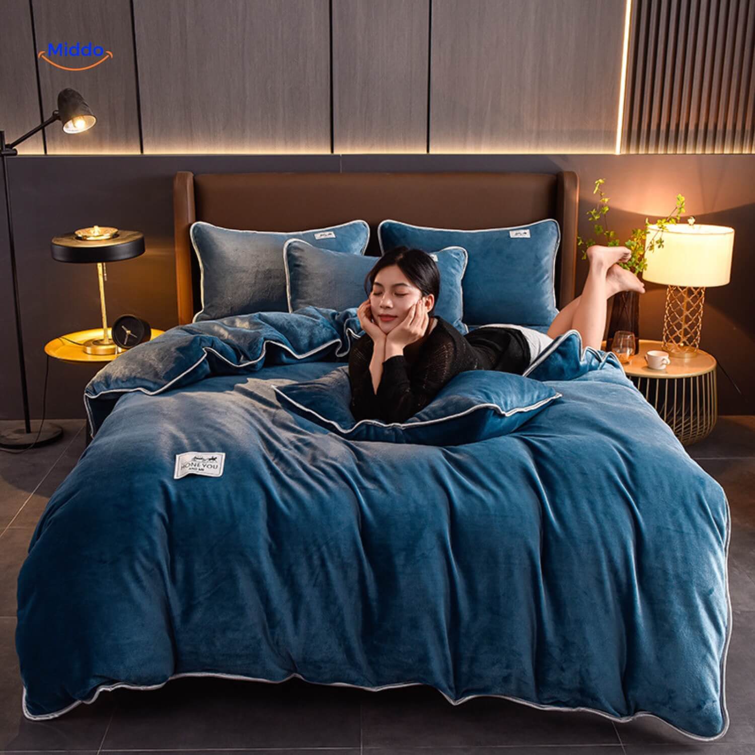Housse de couette en peluche en velours d'hiver | Préparez-vous pour l'hiver ! 