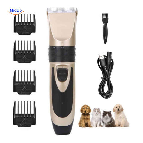 FurEase Trimmer complete set tondeuse accessoires usb www.middo.nl