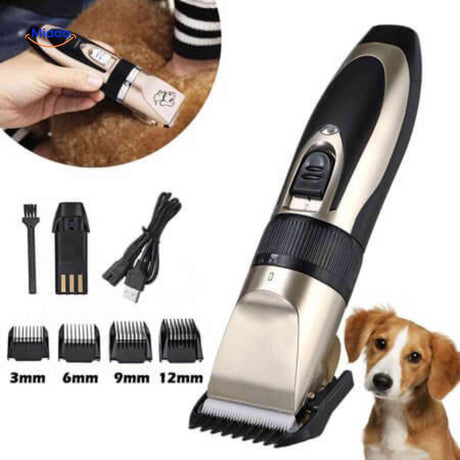 FurEase Trimmer hond trimmen gebruik handheld www.middo.nl