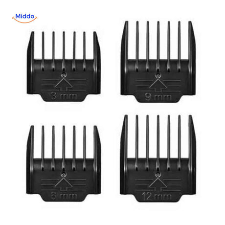 FurEase Trimmer opzetkammen set 3mm 6mm 9mm 12mm www.middo.nl
