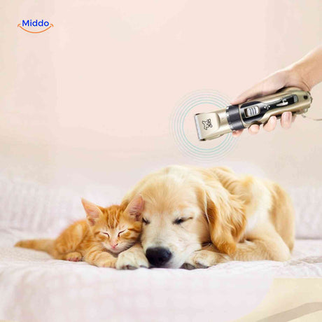 FurEase Trimmer stille tondeuse hond kat verzorging www.middo.nl