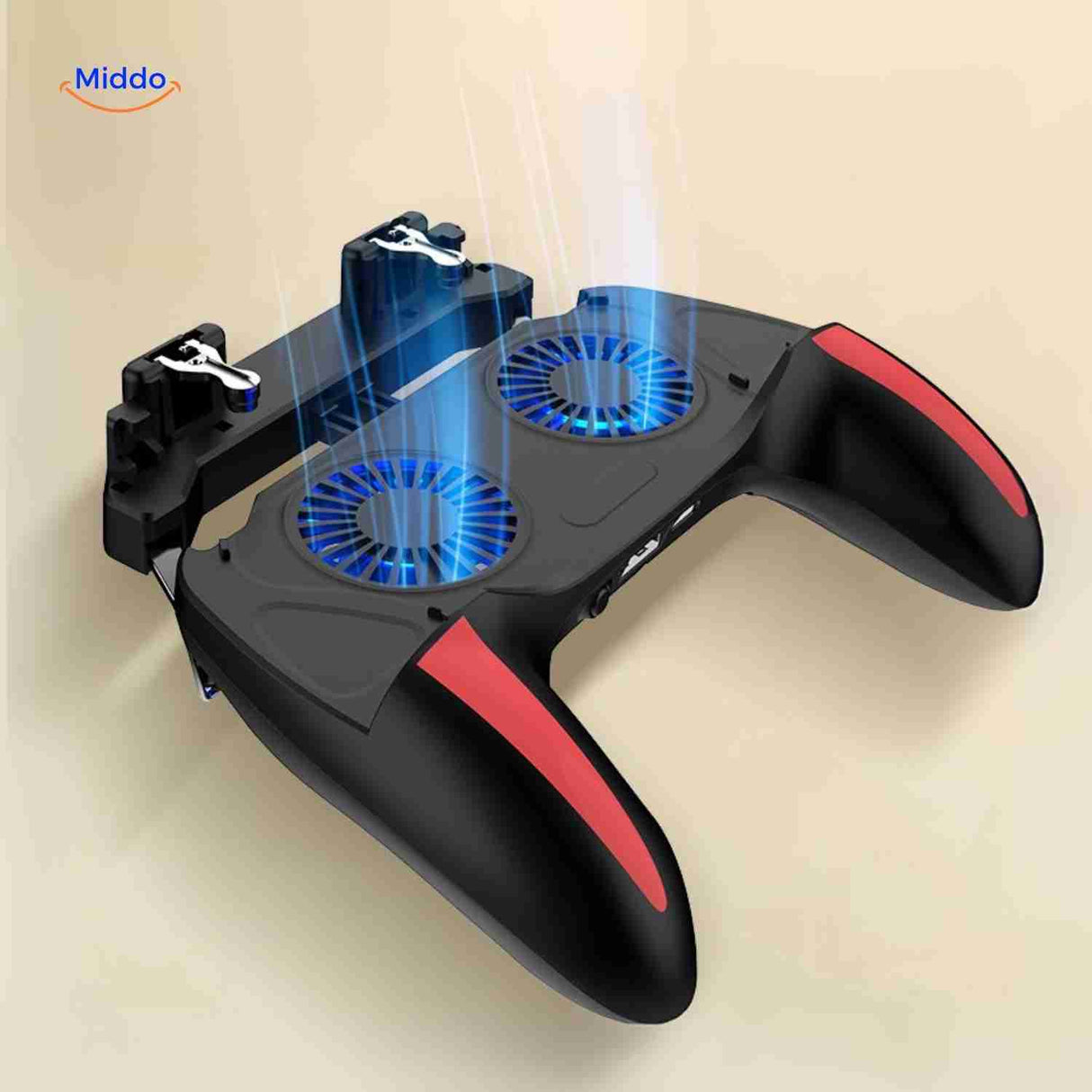GameFlex Controller gaming controller met dubbele fan www.middo.nl