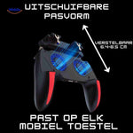 GameFlex Controller uittrekbare houder past op elk mobiel www.middo.nl