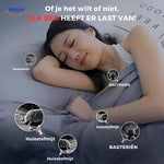 Verwijderen van huisstofmijt en bacteriën met matrasstofzuiger.