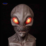 Gerontix Masker alien met rode ogen www.middo.nl