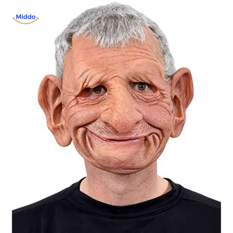 Gerontix Masker grappige oudeman met grote oren www.middo.nl