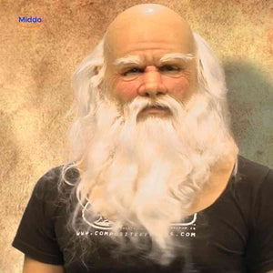 Gerontix Masker oudeman met witte baard www.middo.nl