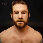 Gerontix Masker realistisch latex met baard www.middo.nl