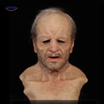 Gerontix Masker realistisch latex oudeman met baard www.middo.nl