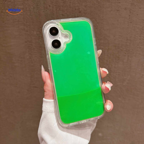 GlowSand Telefoonhoesje met fris groen design en heldere look www.middo.nl