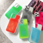 GlowSand Telefoonhoesjes set met multikleur vloeibaar design mix www.middo.nl