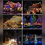 GlowStrand LED buitenlicht met kleurrijke lichteffecten voor feesten www.middo.nl