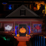 GlowStrand LED halloween lichtschermen met scene en geanimeerde afbeeldingen www.middo.nl