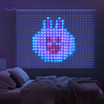 GlowStrand LED scherm met geanimeerde licht display binnen en buiten www.middo.nl