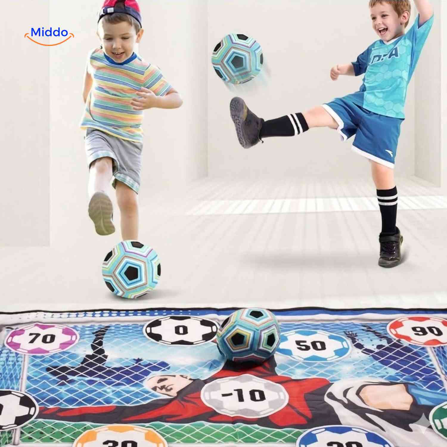 GoalPlay Spel kinderen oefenen schieten binnen www.middo.nl