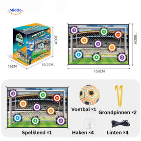 GoalPlay Spel schietdoek met cijfers en voetbalset www.middo.nl