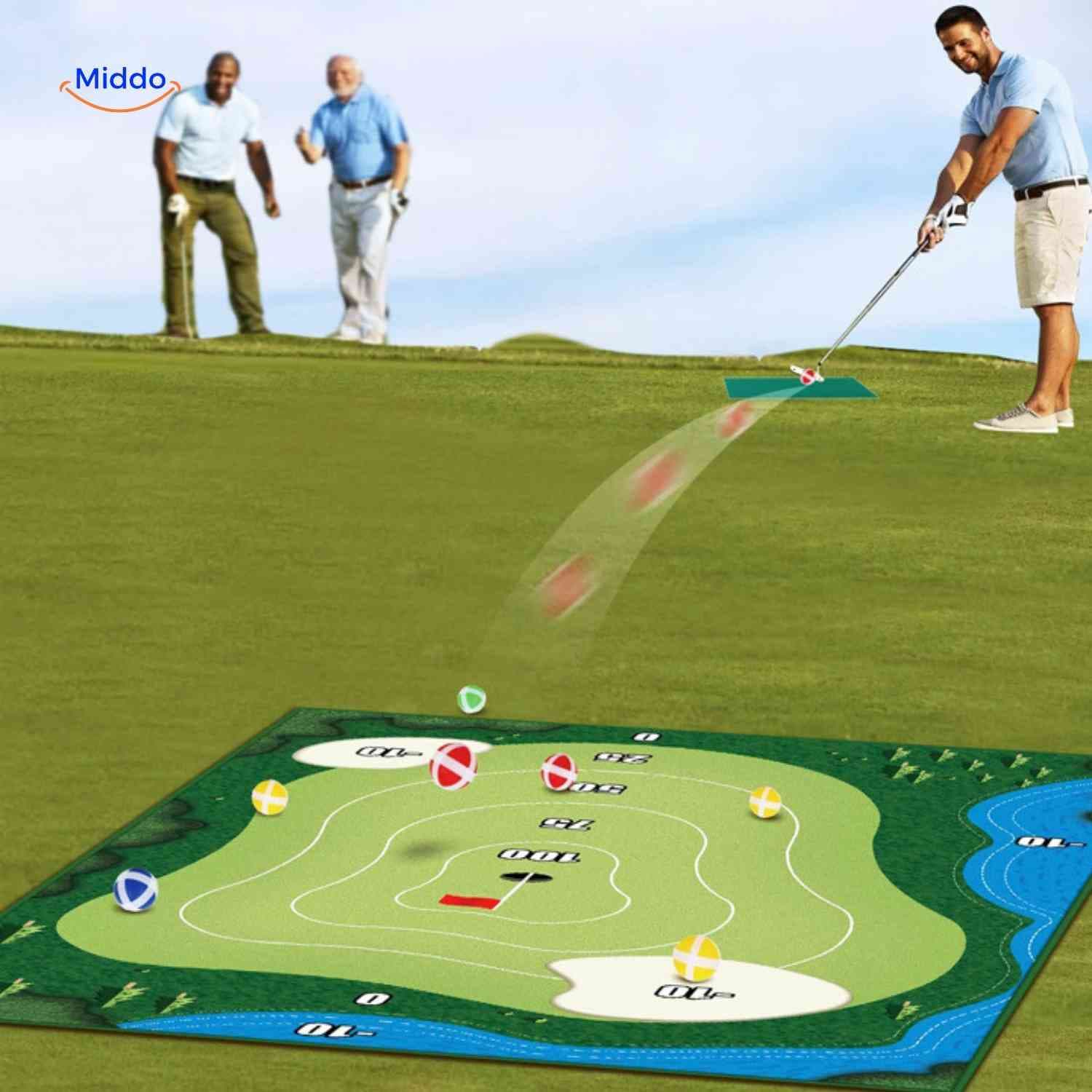 Golfease mat golfspel voor volwassenen www.middo.nl