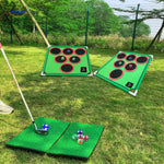 Golforia Speelmat golfspel twee doelmatten buiten www.middo.nl