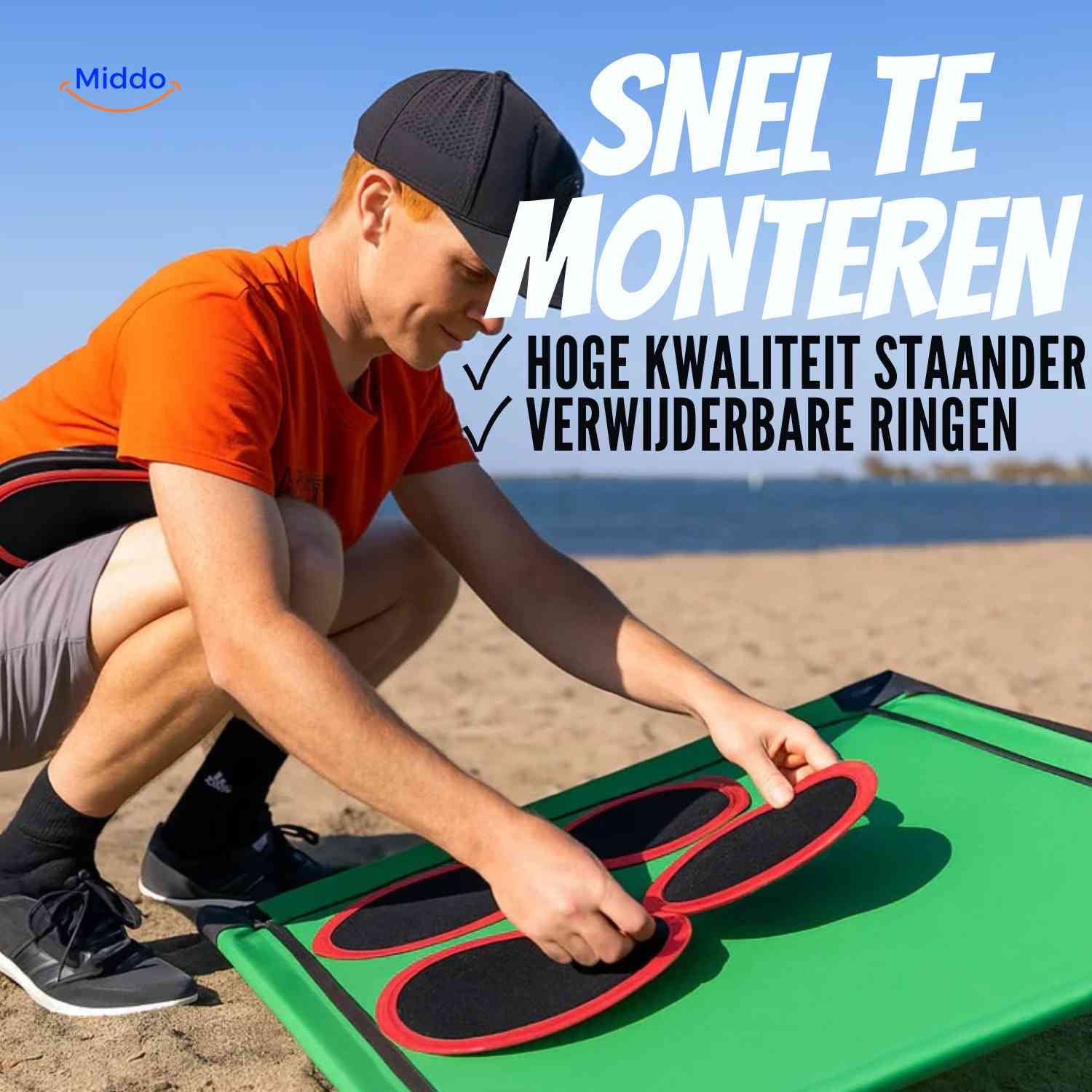 Golforia Speelmat snel te monteren verwijderbare ringen www.middo.nl