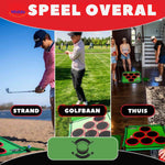 Golforia Speelmat speel overal strand golfbaan thuis www.middo.nl