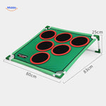 Golforia Speelmat stickerballen golfspel grasveld www.middo.nl