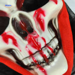 Grimora Set detailfoto bloederig schedelmasker www.middo.nl