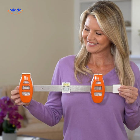 HangingHero Waterpasliniaal hulpmiddel voor recht ophangen van lijsten www.middo.nl