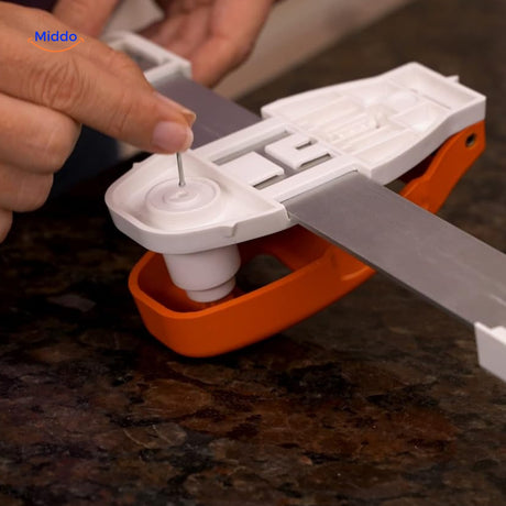 HangingHero Waterpasliniaal nagelpositioneerder met geintegreerde waterpas www.middo.nl