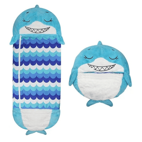Knuffelslaapzak in babysharkdesign