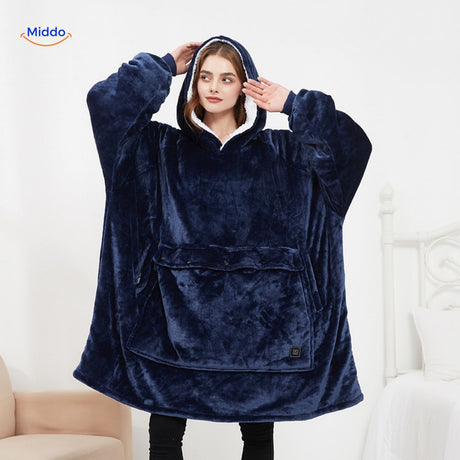 HeatCozy 3 zone elektrisch verwarmd trui usb oplaadbaar Middo