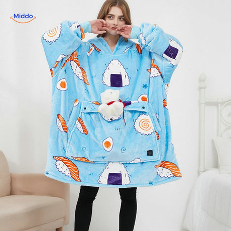 HeatCozy 3 zone verwarmde trui usb oplaadbaar Middo