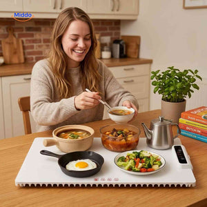 HeatFold Voedselwarmer grote warmhoudmat voor meerdere gerechten www.middo.nl