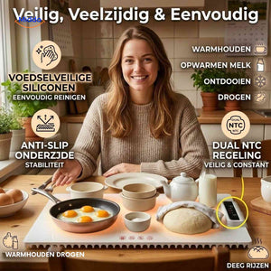 HeatFold Voedselwarmer veelzijdige warmhoudmat voor keuken www.middo.nl