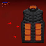 HeatGuard elektrisch verwarmde vest zwart middo.nl