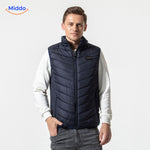 HeatGuard moderne verwarmde vest heren middo.nl