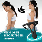 Hipee Smart voor en na vooruitgang in houding www.middo.nl