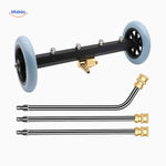 HydroClean auto onderstel met rollen en waterstralen www.middo.nl