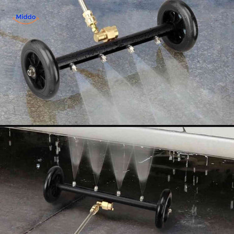 HydroClean auto onderstel waterstraal bij auto reiniging www.middo.nl