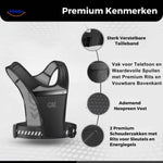 HydroRun Sporttas premium kenmerken met ademend neopreen en ritszakken www.middo.nl