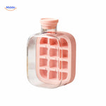 IceNova Flesbeker roze koelfles met modulair blokontwerp www.middo.nl