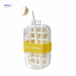 IceNova Flesbeker wit open schroefdop en rietje bandje cool summer www.middo.nl