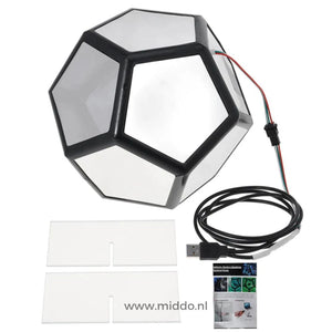 Infinity Light set inclusief kabels en handleiding.