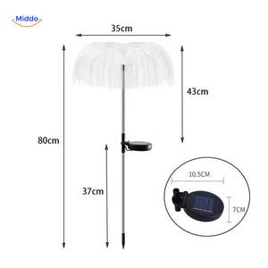 JellyGlow Solar boom licht fontijn met kleurvolle decoraties www.middo.nl